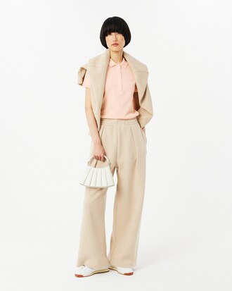 Polo de mujer Lacoste en piqu&eacute; de algod&oacute;n stretch