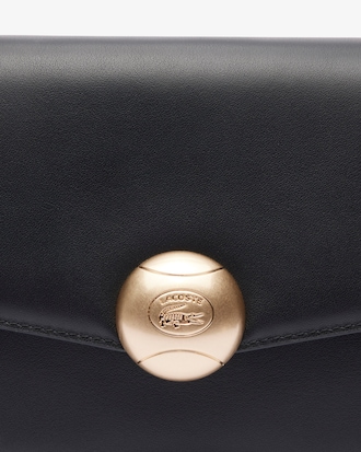 Bolso con solapa de piel Tennis Bliss