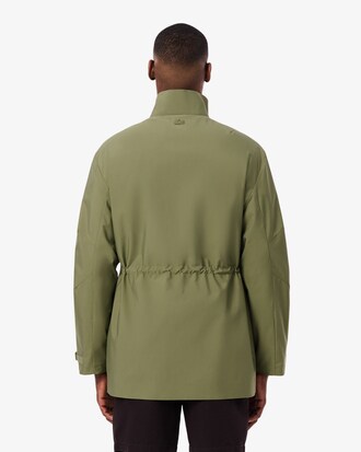 Chaqueta cortavientos hidr&oacute;fuga de largo medio