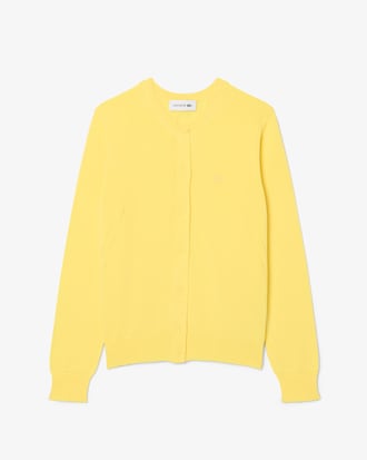 Chaqueta de punto de algod&oacute;n de punto de canal&eacute; 3D