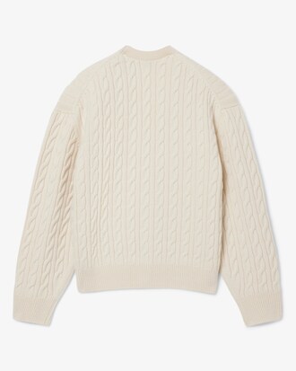 Chaqueta de punto de ochos de cachemir Runway