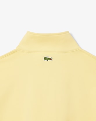 Sudadera estampada con cuello alto y cremallera