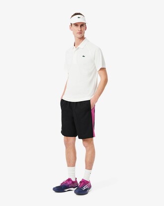Pantalón corto deportivo estampado con detalles de marca