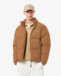 Chaqueta acolchada con capucha hidrófuga