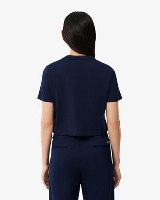 Camiseta de algod&oacute;n de corte holgado con insignia