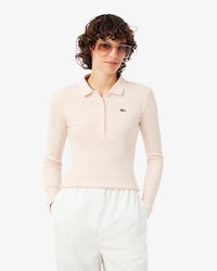 Polo de canal&eacute; de algod&oacute;n de corte ajustado L.12.D