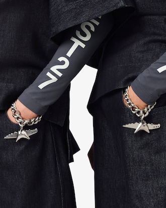 Pulsera de cadena con colgante de cocodrilo Runway