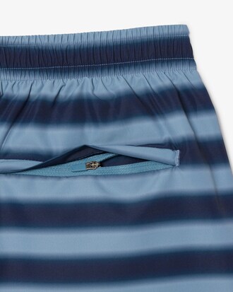 Short de baño de rayas
