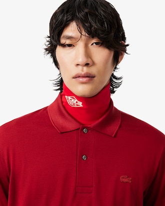 Polo de piqu&eacute; de seda de corte cl&aacute;sico Runway