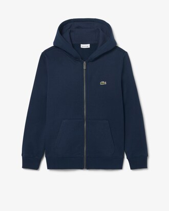 Sudadera con cremallera unisex de felpa cepillada y cremallera
