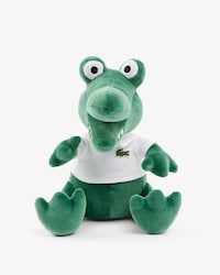 Peluche de cocodrilo con polo con logotipo