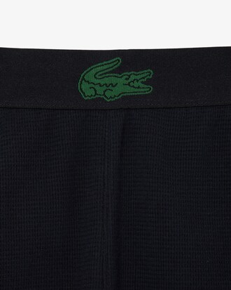 Pantalón corto loungewear de punto texturizado