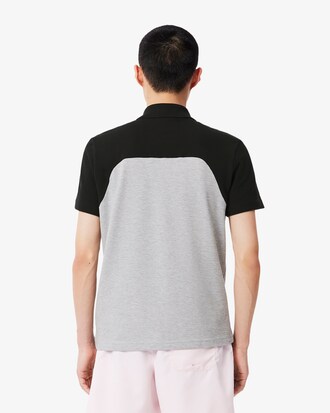 Polo L.12.12 de corte regular con bloques de color