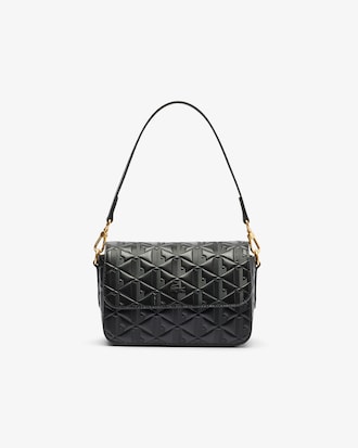 Bolso para llevar al hombro Maheki de piel en relieve