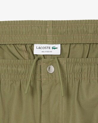 Pantalón corto de corte holgado de popelín