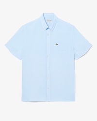 Camisa de lino de manga corta