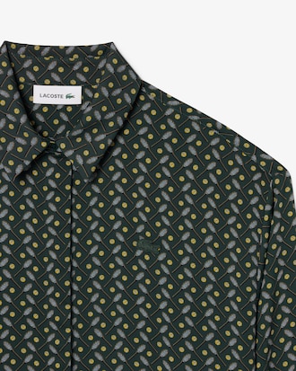 Camisa oversize vaporosa con estampado