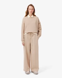 Pantal&oacute;n de ch&aacute;ndal de corte amplio de punto jersey