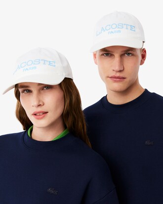 Gorra de sarga de algod&oacute;n estampada