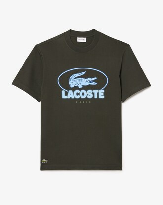 Camiseta gráfica de algodón grueso