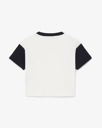 Camiseta de algod&oacute;n con ribete en contraste