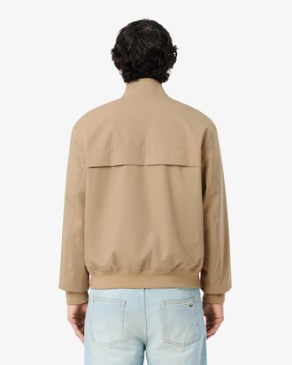 Chaqueta Harrington de sarga hidr&oacute;fuga