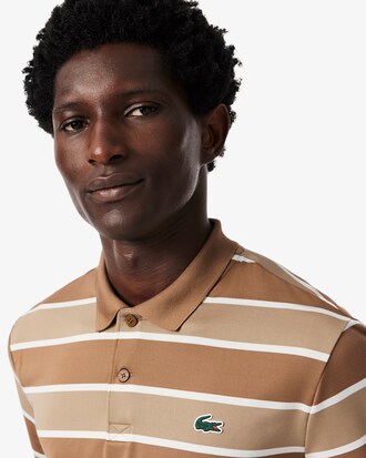 Polo de golf el&aacute;stico de rayas Ultra Dry