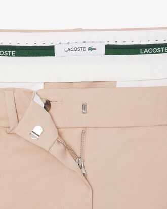 Pantal&oacute;n chino de corte recto de tela gabardina de algod&oacute;n