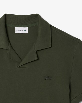 Polo de corte clásico Paris con cuello abierto