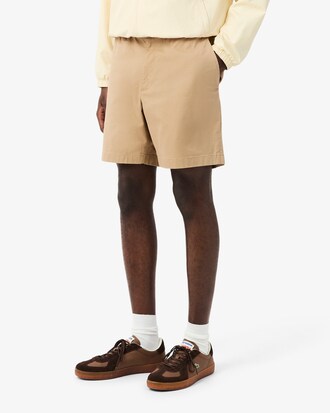 Pantal&oacute;n corto de corte regular de algod&oacute;n el&aacute;stico