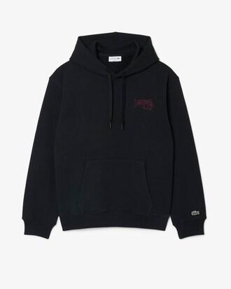 Sudadera con capucha y bordados de la marca