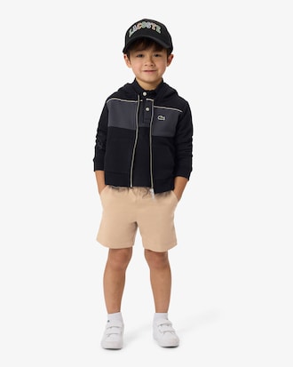 Pantal&oacute;n corto chino de sarga de algod&oacute;n el&aacute;stico