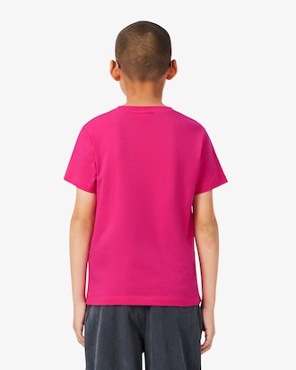 Camiseta de cuello redondo unisex de algod&oacute;n