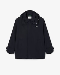 Parka con capucha hidrófuga de largo medio