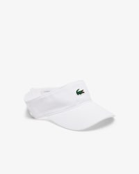 Visera deportiva de piqué y tejido de rizo