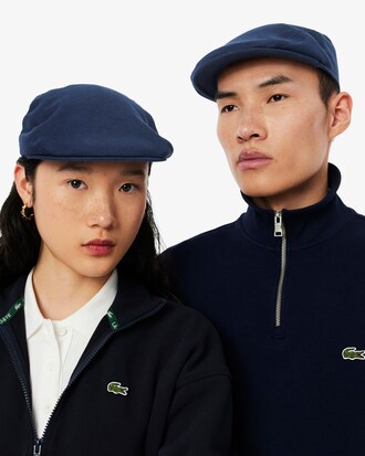 Boina de petit piqu&eacute; con cocodrilo bordado