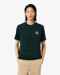Camiseta de punto jersey con insignia de tenis