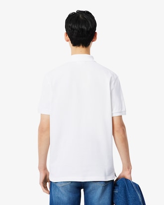 Polo de corte regular con detalles de marca L.12.12