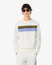 Sudadera de felpa color block