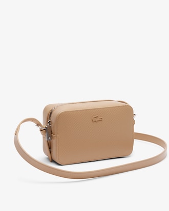 Bolso para llevar al hombro Chantaco de piel con efecto piqu&eacute;