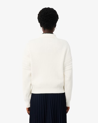 Jersey con cuello polo de fabricaci&oacute;n francesa