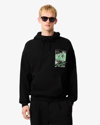 Sudadera con capucha de felpa estampada