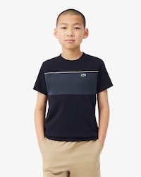 Camiseta de algod&oacute;n con bloques de color