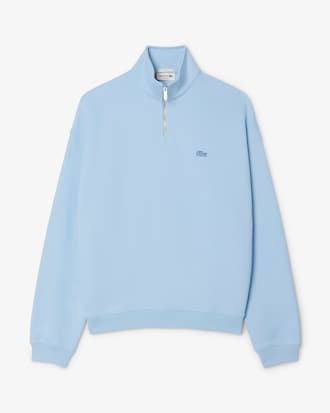 Sudadera de felpa gruesa con cremallera en el cuello