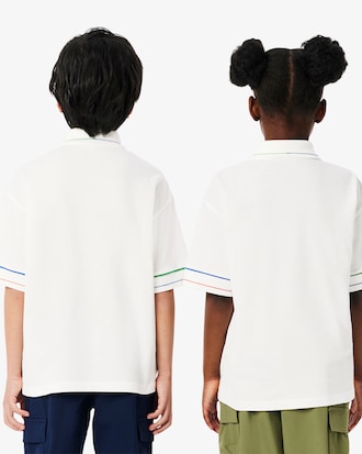 Polo de petit piqué con detalles en contraste