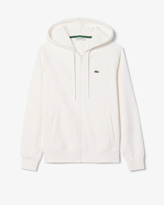 Sudadera con capucha de felpa con cremallera