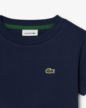 Camiseta de cuello redondo unisex de algod&oacute;n