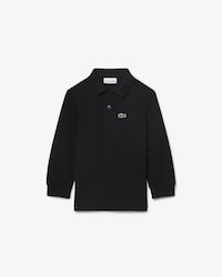 Camisa polo de manga larga de petit piqu&eacute;
