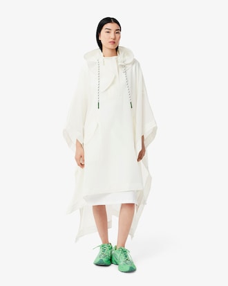 Poncho con capucha amovible oversized