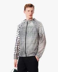 Chaqueta deportiva ligera con estampado de cocodrilo